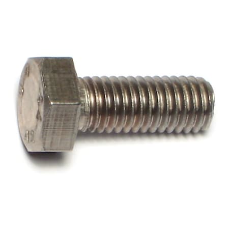Midwest Fastener A2, M8-1.25 Hex Head Cap Screw, Plain Stainless Steel, 20 mm L, 8 PK 69713